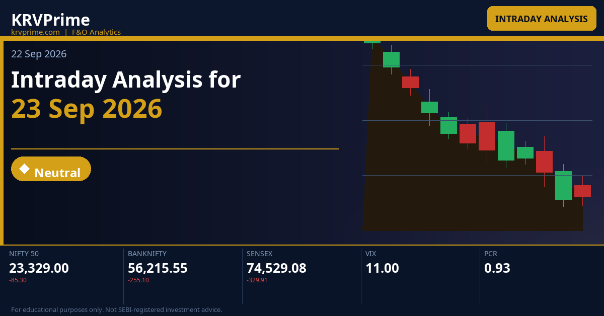 Intraday Analysis for 23 Sep 2026