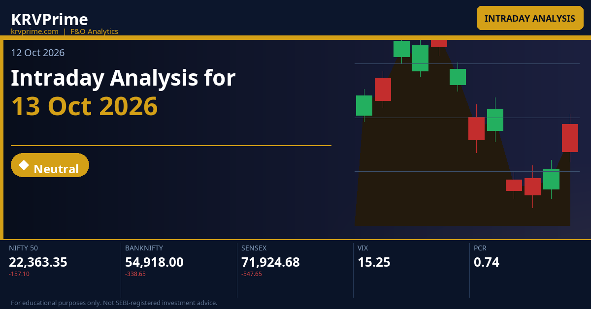 Intraday Analysis for 13 Oct 2026