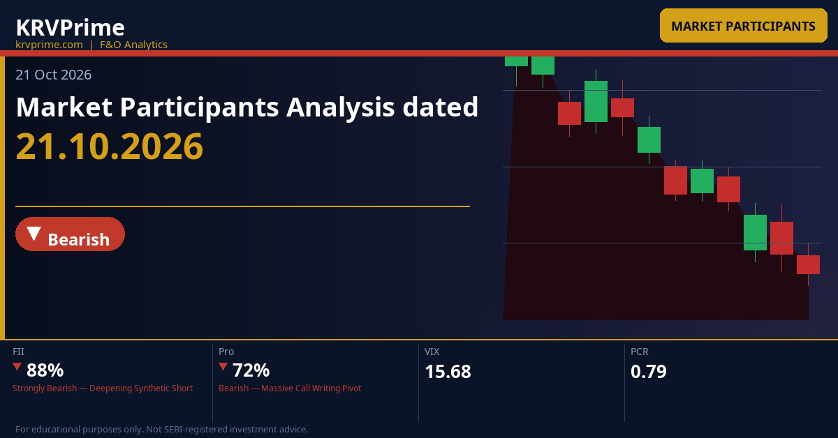 Market Participants Analysis dated 21.10.2026